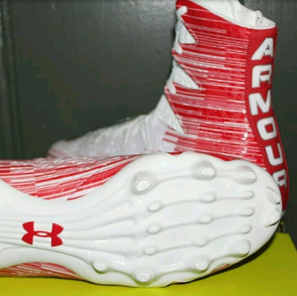 Under Armour UA Highlight MC Football Cleats Red W - Picture 1 of 5